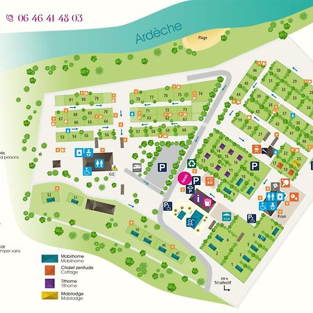 Camping Le Coin Charmant Chauzon Zewnętrze zdjęcie