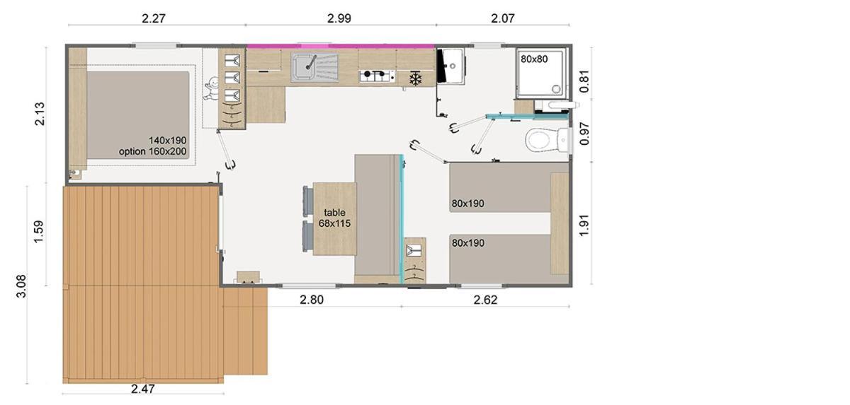 Camping Le Coin Charmant Chauzon Zewnętrze zdjęcie